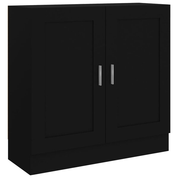 vidaXL Bibliothèque Noir 82 5x30 5x80 cm Bois d'ingénierie