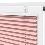 vidaXL Store plissé rose 95x100 cm largeur du tissu 94 4 cm polyester