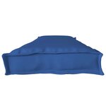 vidaXL Set de coussins de palette 2 Pièces Bleu royal 180 x 40 x 8 cm