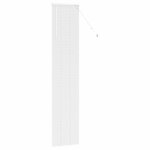 vidaXL Store de Fenêtre avec des rideaux Blanc Aluminium