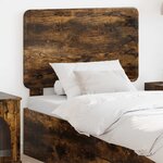vidaXL Tête de lit Chêne fumé 80 cm Bois d'ingénierie
