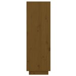 vidaXL Armoire à chaussures Marron miel 60x34x105cm Bois de pin massif