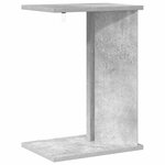 vidaXL Table d'appoint Gris béton 35 x 25 x 50 cm Bois d'ingénierie