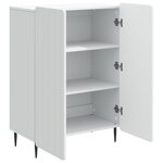 vidaXL Buffet Blanc 66 x 34 5 x 92 cm Bois d'ingénierie