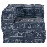 vidaXL Coussin Bleu 70 x 70 x 54 cm Polyester