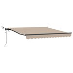 vidaXL Auvent rétractable Beige 300 x 250 cm Polyester
