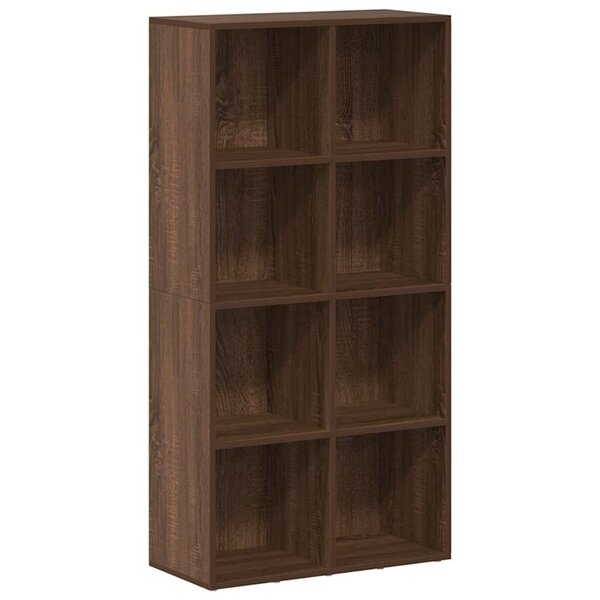 vidaXL Bibliothèque/Buffet Chêne marron 66x30x130 cm Bois d'ingénierie