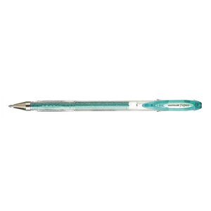 Roller encre gel Signo UM120SP pointe large 1mm Vert Pailleté UNI-BALL