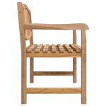 vidaXL Banc de jardin 114x59x87 cm bois de teck solide