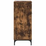 vidaXL Cabinet de salle de bain Chêne fumé 39.5 x 36 x 88 cm