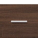 vidaXL Ensemble d'armoire de salle de bain TULUM Chêne brun