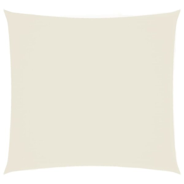 vidaXL Voile de parasol Tissu Oxford carré 2 5x2 5 m Crème