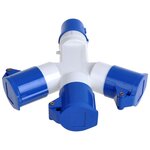 Proplus séparateur de prises industriel à 3 voies 16a