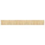vidaXL Tapis rectangulaire naturel clair 60x500 cm bambou