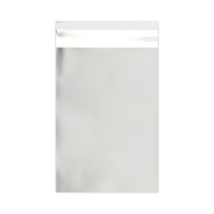 Lot de 100 sachet alu mat argenté 162x114 mm (c6)