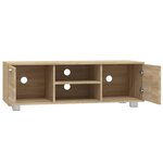 vidaXL Meuble TV Chêne sonoma 120x40 5x35 cm Bois d'ingénierie