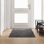 vidaXL Tapis Couloir Gris 100 x 250 cm