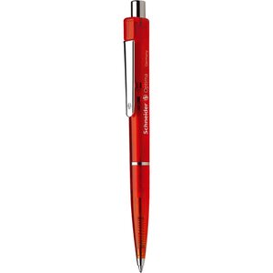 Stylo à bille Optima rouge Pointe Moyenne rouge SCHNEIDER