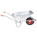 vidaXL Brouette 90 L 150 kg acier galvanisé et plastique