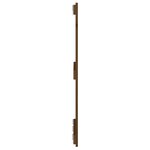 vidaXL Tête de lit murale Marron miel 185x3x90 cm Bois massif de pin