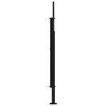 vidaXL Store latéral rétractable Noir 300 x 170 cm Polyester