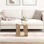 vidaXL Table basse chêne artisanal 32 x 32 x 30 cm Bois d'ingénierie