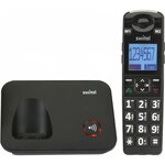 SWITEL 7000 Téléphone sénior sans fil avec touche SOS, amplifié, avec touches et écran XL - Standard DECT / compatible GAP