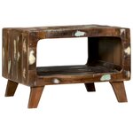 vidaXL Table basse 50x50x35 cm en bois de récupération