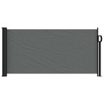 vidaXL Store latéral rétractable Anthracite 100 x 500 cm