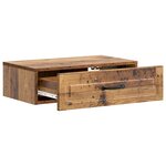 vidaXL Table d'appoint murale Bois ancien 59 x 34 5 x 17 cm