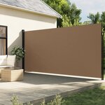 vidaXL Auvent latéral rétractable taupe 200x500 cm