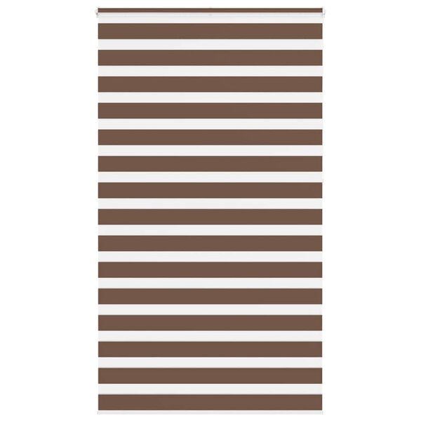 vidaXL Store zèbre marron 130x230cm largeur du tissu 125 9cm polyester