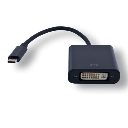 Convertisseur MCL-Samar USB Type C vers DVI-D femelle 20cm (Noir)