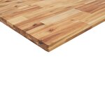 vidaXL Dessus de table carré 70x70x4 cm bois massif d'acacia