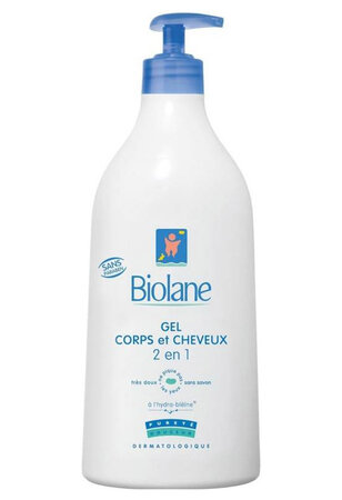 Biolane Gel Corps et Cheveux 2 en 1 Ne Pique Pas Les Yeux 750ml (lot de 3)