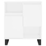 vidaXL Buffet Blanc 60x35x70 cm Bois d'ingénierie