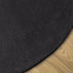 Tapis vidaXL "HUARTE" Noir 160x230 cm Ovale