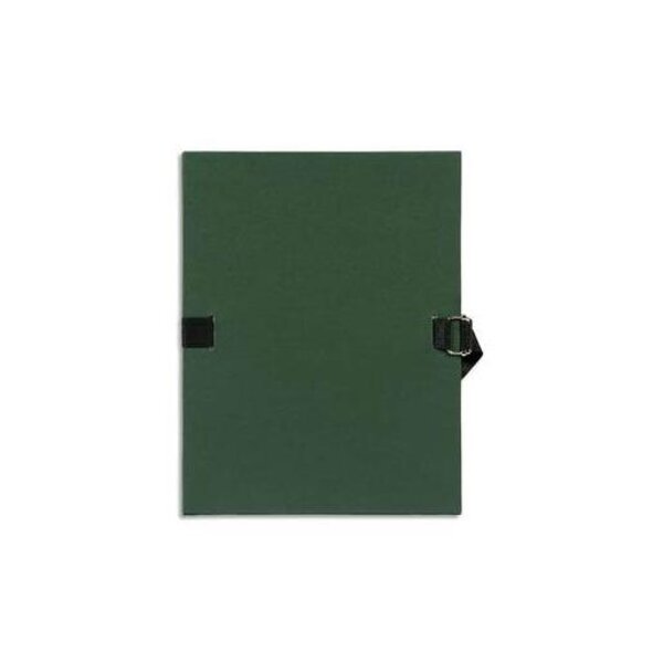 Chemise à dos extensible, A4, carton, vert foncé EXACOMPTA