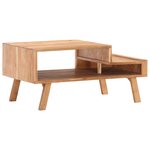 vidaXL Table basse 100x50x45 cm Bois d'acacia massif