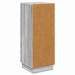 vidaXL Armoire à tiroirs Sonoma gris 33 x 34 5 x 87 cm
