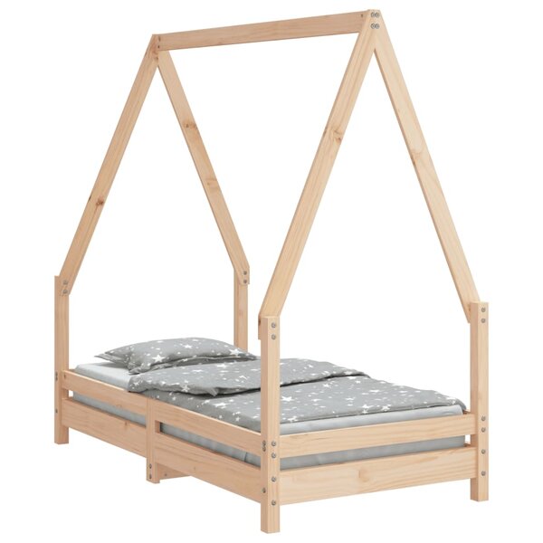 vidaXL Cadre de lit pour enfant 70x140 cm bois de pin massif