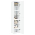 vidaXL Buffet haut blanc 40x42 5x185 cm bois d'ingénierie