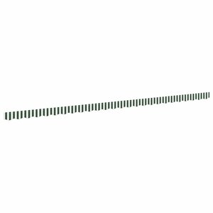 vidaXL Bande de auvent Vert et blanc 5.8 x 0.2 m Toile