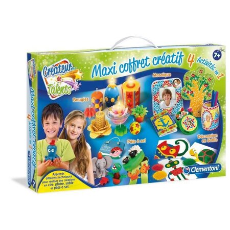 CLEMENTONI Créateur de talents - Maxi coffret créatif - Loisirs créatifs