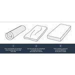 Matelas 140 x 190 cm - 16 cm - Mémoire de forme - Equilibré - DORMIPUR