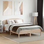 vidaXL Cadre de lit sans matelas 140x190 cm bois de pin massif