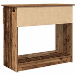 vidaXL Table console avec tiroirs vieux bois 85 5x38 5x74 5 cm