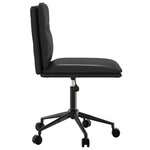 vidaXL Chaises à manger lot de 2 noir similicuir