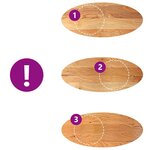 vidaXL Dessus de table 140x60x2 cm bois de chêne massif ovale