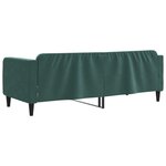 vidaXL Lit de repos sans matelas vert foncé 80x200 cm velours